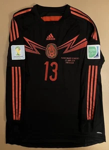 Adidas Mexico 2014 World Cup Player Issue Goalie Soccer Jersey Size XL - Picture 1 of 6