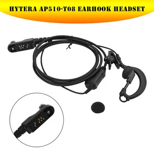 Walkie-Talkie Zestaw słuchawkowy z zaczepem na ucho Owalny PTT do Hytera AP510 AP580 BP560 BP510 - Zdjęcie 1 z 12
