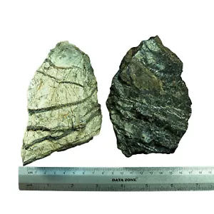 Lote de 2 muestras de roca mineral metamórfica 895 g Chipre Troodos Ophiolite 02276 - Imagen 1 de 7