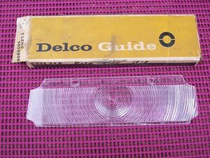 1965 Oldsmobile Jetstar 88 98 NOS GM Delco Guide Right PARK LAMP LENS #5956306