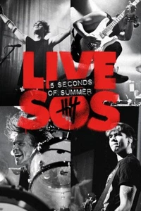 2014 5 SECONDS OF SUMMER / LIVE SOS MAXI POSTER 61 cm x 91,5 cm 36" x 24" versiegelt - Bild 1 von 1