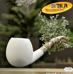 MeerschaumArt_BLOCK Meerschaum Smoking Tobacco pipe Pfeife Pipa_Rare Gift 海泡石烟斗 - Picture 1 of 17