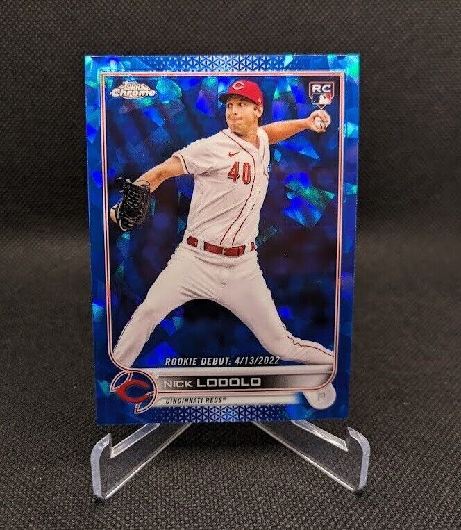 NICK LODOLO 2022 Topps Chrome Update Series Sapphire #US327 Rookie RC Reds