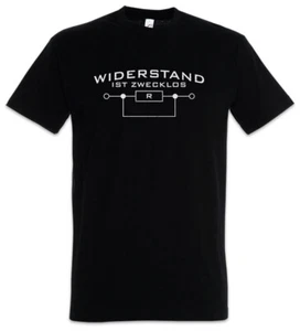 Widerstand T-Shirt Elektriker Elektroniker Meister Beruf Elektrizität Beruf Fun - Picture 1 of 1
