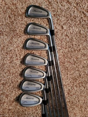 Miura Straight Neck CB-201 conjunto de ferros forjados 4-PW dinâmico ouro aço rígido destro - Imagem 1 de 4