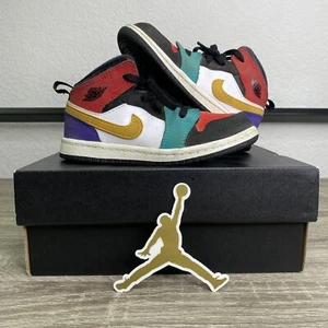 Nike Air Jordan 1 Shoe Toddler Size 9C Multi Color w/ Box - Picture 1 of 5