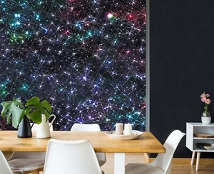 3D Leuchtende Sterne ZHUC420 Tapete Wandbild Fototapete Abnehmbarer Ann - Bild 1 von 11