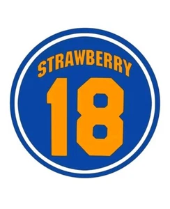 Adesivo decalcomania vinile baseball 1984 stile Darryl Strawberry RC Rookie NY 2x2! - Foto 1 di 5