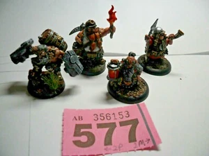 Unknown manufacturer metal and resin Dwarfs Dwarves painted R577 - Imagen 1 de 8