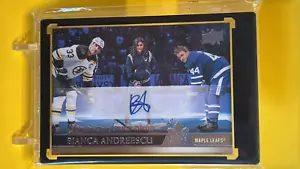 2020-21 Upper Deck Hockey Ceremonial Puck Drop Bianca Andreescu Autograph - Picture 1 of 2