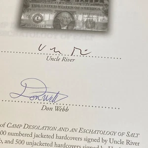 Camp Desolation & Eschatogy of Salt by Uncle River Signed PS Publishing Book - Picture 1 of 10