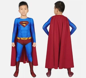 Superman Returns Kostüm Cosplay Anzug Kinder Clark Kent Overall - Bild 1 von 11