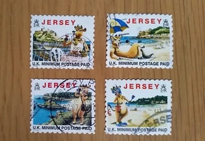 Complete Jersey used stamp set: 1997 Lillie the Cow Tourism series - Picture 1 of 1