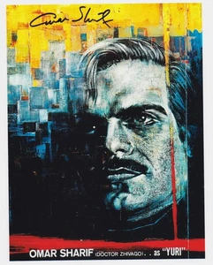 OMAR SHARIF firmado DOCTOR ZHIVAGO color 8x10 con certificado de autenticidad FANTÁSTICO MINI PÓSTER ÚNICO - Imagen 1 de 1