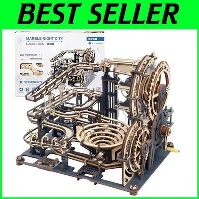 Kit de construcción de maquetas Marble Run - Rompecabezas de madera 3D Foto 1 de 4