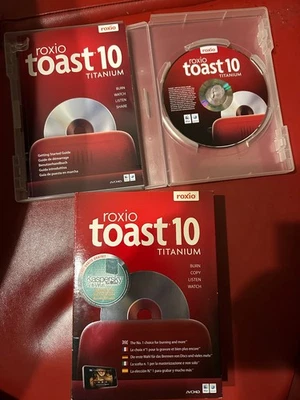 Roxio Toast 10 Titanium Software Burn Copy Listen Watch for Mac - Image 1 of 2