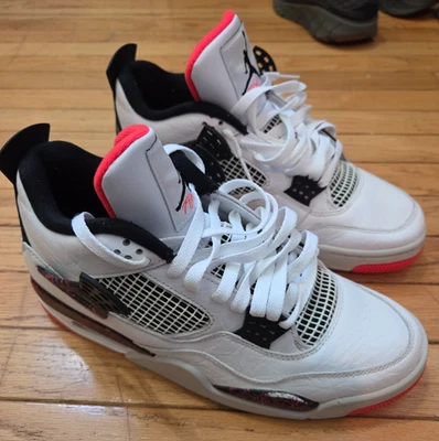 Talla 10 - Jordan 4 Retro Pale Citron, Bright Crimson 2019 Foto 1 de 4