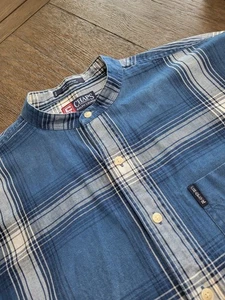 Camicia vintage rara Chaps Ralph Lauren a quadri con bottoni grande uomo anni 90 lunga A48 - Foto 1 di 9