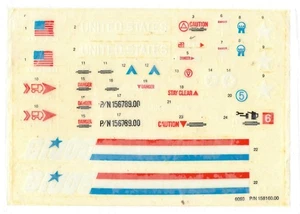 GI JOE APC ORIGINAL STICKERBOGEN 1983 - Bild 1 von 1