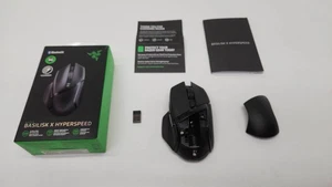 Razer Basilisk X Hyperspeed Customizable Wireless Bluetooth Gaming Mouse - Black - Afbeelding 1 van 4