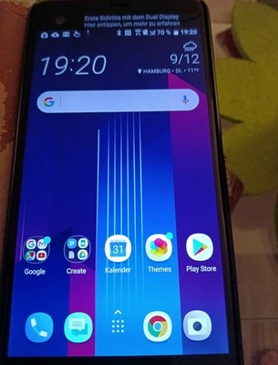 HTC U Ultra 64GB Schwarz, USB-C    Display nicht  zerkratzt. Guter Zustand, - Bild 1 von 4