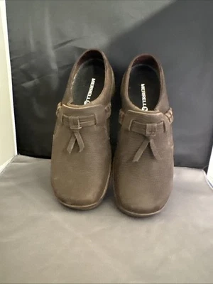 Nuevos zapatos para mujer Merrell Encore Q2 de cuero trenzado deslizables/deslizables/mulas. Talla 7 Foto 1 de 4