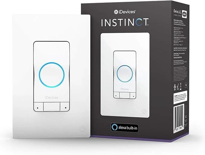 Interruptor de luz inteligente iDevices Instinct con Alexa IDEV0022 incorporada Foto 1 de 1