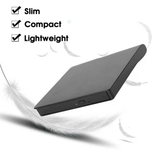 Usb3.0 External Mobile Optical Drive Dvd Rw Burner Brushed Laptop Accessor DE - Bild 1 von 13