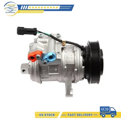 Compresor de aire acondicionado de 4,0 L para Jeep Grand Cherokee 1999-2004 Jeep Wrangler 1999-2006 Foto 1 de 4