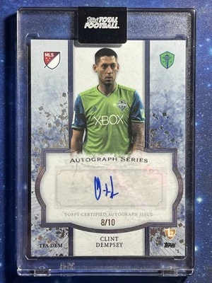 Clint Dempsey /10 Auto SEALED Topps Total Football 24-25 MLS USMNT Seattle ⭐️  - Image 1 of 2