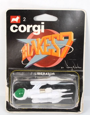 Nave espacial Corgi Blakes 7 Liberator 1977 BBC Diecast Terry Nation 56062 nueva Foto 1 de 4