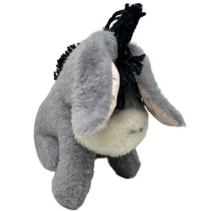 Vintage Eeyore Stuffed Animal Carnival Style Foam Plush Yarn Hair Felt Eyes 10" - Picture 1 of 10