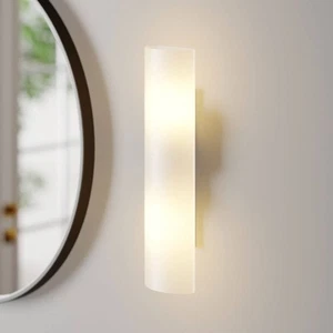 Lindby Wandleuchte, Wandlampe Innen 'Ophelia' (Modern) in Weiß aus Glas (2 flamm - Bild 1 von 8