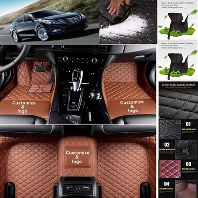 For Hyundai Azera Car Floor Mats Luxury Waterproof Liners Carpets Cargo Custom Foto 1 de 4