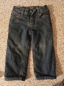 OSH KOSH 100% Cotton Denim Lined Classic Jeans, Medium Wash- Size 2T EUC - Picture 1 of 6