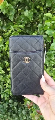 CHANEL VIP Gift BLACK CARD HOLDER/WALLET SIGNATURE GWP Limited Edition NEW  - Image 1 of 4