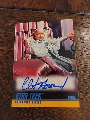 1997 Skybox Star Trek: The Original Series Season 1 Clint Howard as Balok Auto - Image 1 of 3