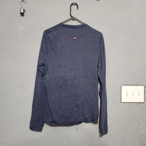 Tracksmith Herren Langarm Laufshirt Merinowollmischung Navy Blau XL - Bild 1 von 8