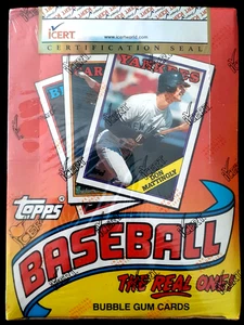 1988 Topps Baseball Sealed Box (36 Sealed Packs) ICERT CERTIFIED MLB 96786 - Bild 1 von 5