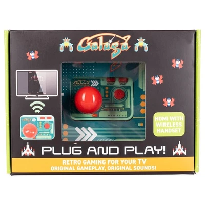 Galaga Plug & Play Arcade Game Console with Wireless Controller & TV Stick - Image 1 of 4