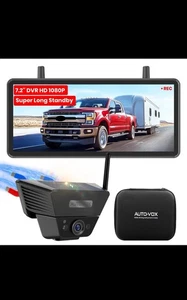 AUTO-VOX Solar Wireless Reversing Camera for Car,Van &Motorhome: 7.2 - Picture 1 of 7