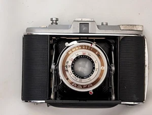 Agfa Isolette Folding Camera – Agfa Apotar 1:4.5/85 Lens – Vintage 120 Film - Bild 1 von 5