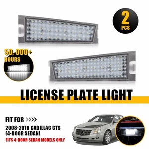 2X Lámparas de luz LED blancas para matrícula para Cadillac CTS 2008-2010 (sedán de 4 puertas) - Imagen 1 de 14
