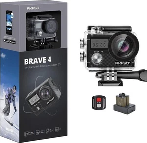 AKASO Brave 4 Action Camera, Ultra HD with EIS 30m Underwater 4 - Picture 1 of 10