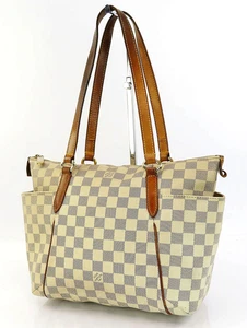 Auténtico Bolso de Hombro Cartera LOUIS VUITTON Totally PM Damier Azul Lona #61248 - Imagen 1 de 21