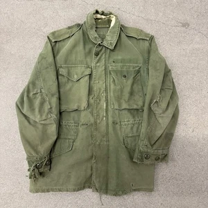 Vintage Military Field Jacket Green M-51 OG 107 Size Small - Picture 1 of 20
