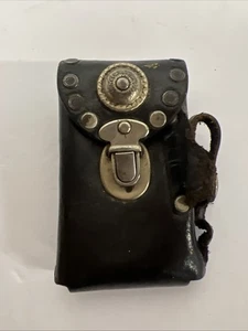 Vintage Harley Davidson Nieten Zigaretten/Feuerzeug Leder Etui - Bild 1 von 7