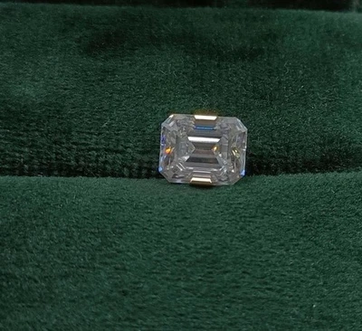 Lab Grown 3.00 Ct D Color White Diamond Emerald Cut VVS1 Loose Gemstone - Image 1 of 4