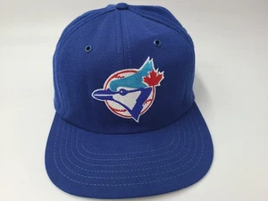 Vintage Toronto Blue Jays Harris Cap Fitted (Seems 7 3/8) Hat Men Wool Blend MLB - Picture 1 of 11