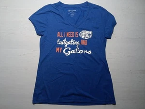 Florida Gators Women's  Blue T Shirt size Large Tailgating & Gators Football - Bild 1 von 11